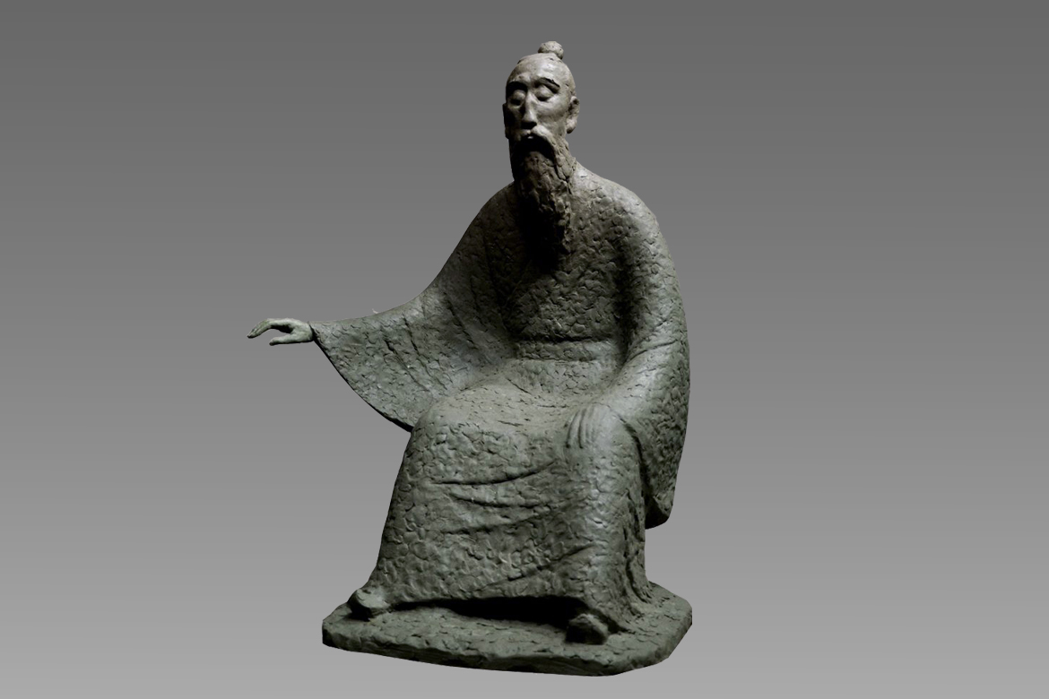 山東名仕扁鵲中國(guó)古代人物鑄銅雕塑